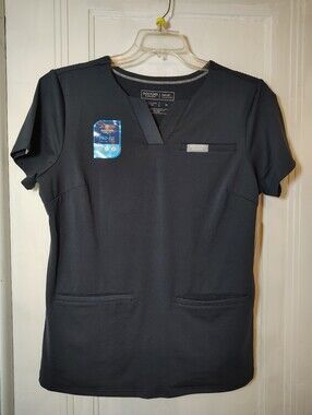 Women's Size Medium Pro Fit Dark Navy Antimicrobial Moisture Wicking Top Doctor'